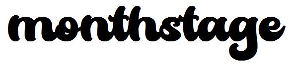 monthstage字体
