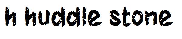h huddle stone字体