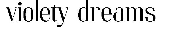 Violety dreams字体