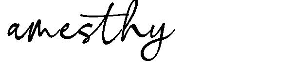 Amesthy字体