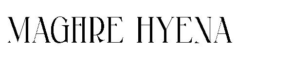 magfire hyena字体