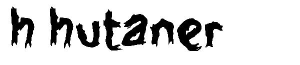 h hutaner字体