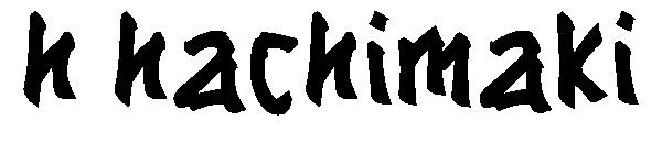 h hachimaki字体