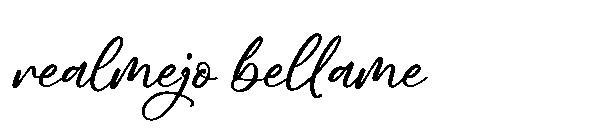 realmejo bellame字体