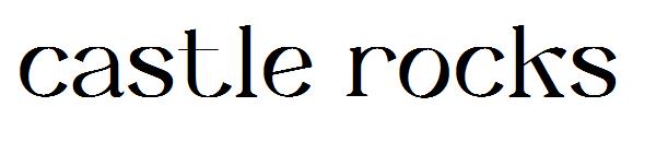 castle rocks字体