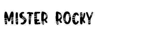 mister rocky字体
