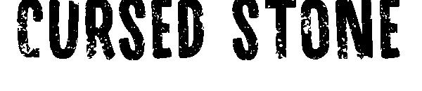Cursed stone字体