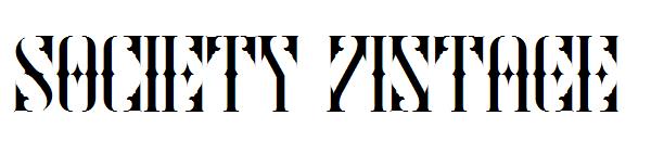 society vintage字体