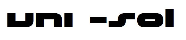 uni -sol字体