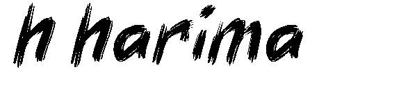 h harima字体