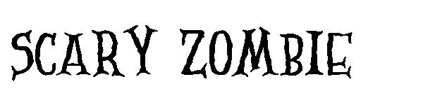 scary zombie字体