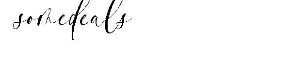 somedeals字体