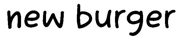 new burger字体