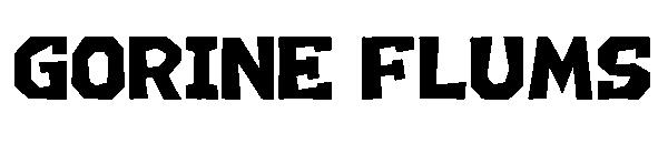 Gorine flums字体
