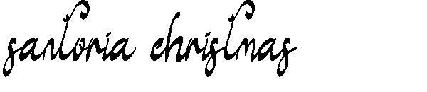 santoria christmas字体