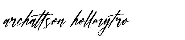 archattson hollmytro字体