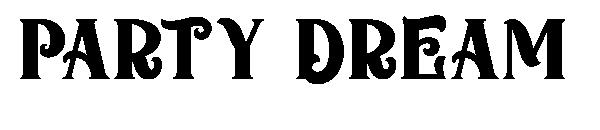 Party dream字体