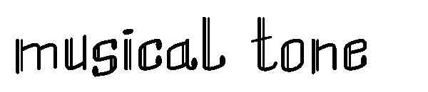 Musical tone字体