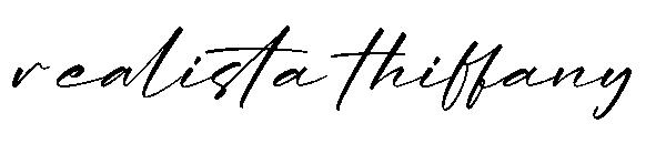 realista thiffany字体