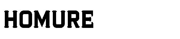 homure字体