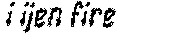 i ijen fire字体