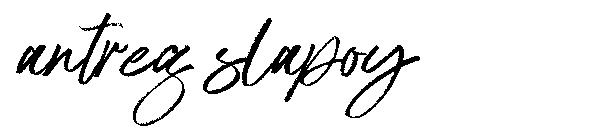 antreg slapoy字体