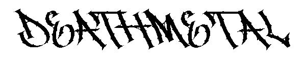 deathmetal字体