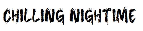 chilling nightime字体