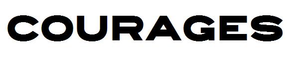 courages字体