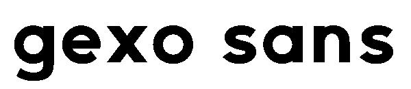 Gexo sans字体
