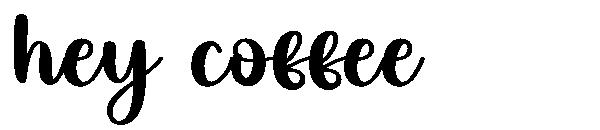 hey coffee字体