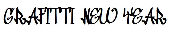 grafitti new year字体