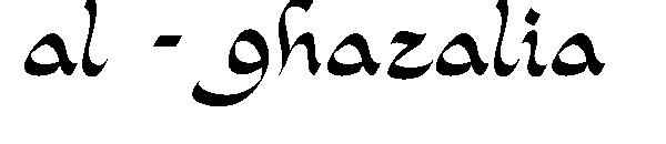 al - ghazalia字体