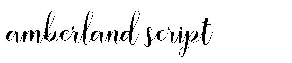 amberland script字体