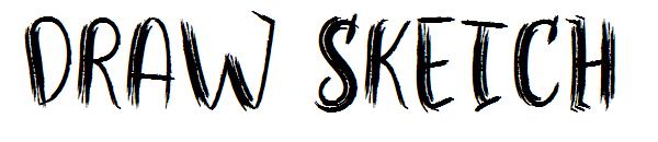 Draw sketch字体