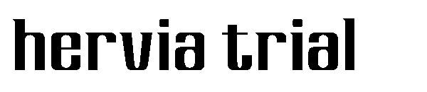 Hervia trial字体