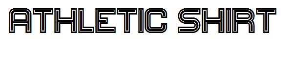athletic shirt字体
