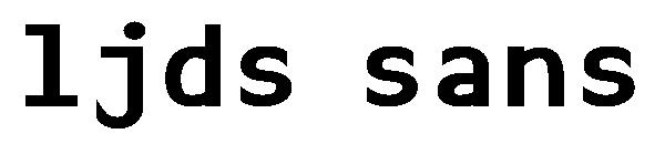 ljds sans字体