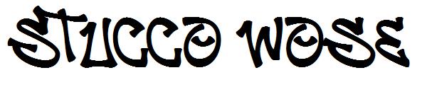 stucco wose字体