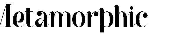 Metamorphic字体