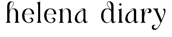 helena diary字体