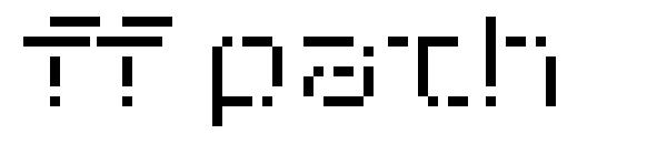 ff path字体