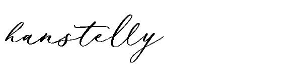 Hanstelly字体