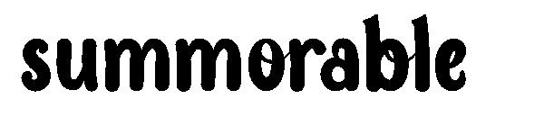 Summorable字体