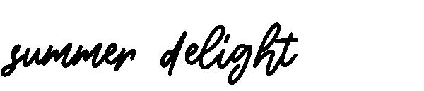 summer delight字体