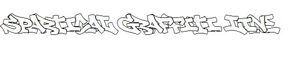 spartical graffiti line字体
