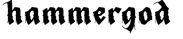 Hammergod字体