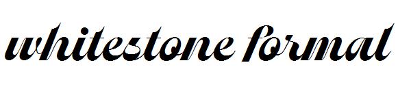 whitestone formal字体