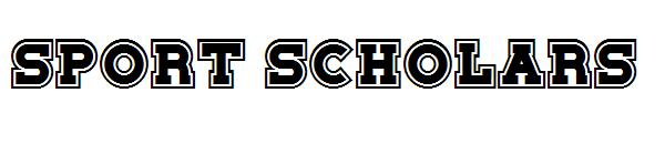 sport scholars字体