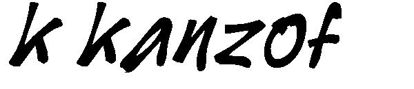 Kanzof字体
